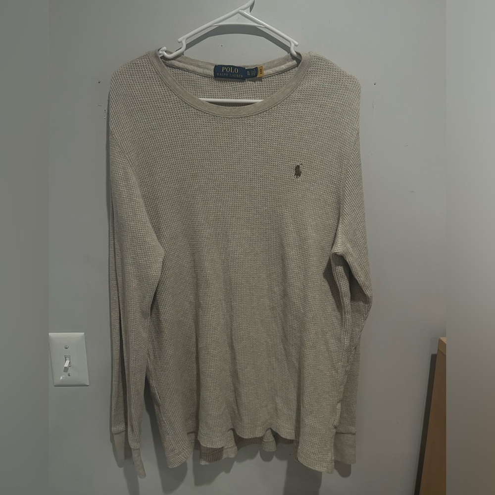 Polo by Ralph Lauren Men's Beige Sweater - Amazing Condition